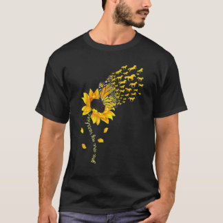 Du bist mein Sonnenschein Pferd Sonnenblume Lustig T-Shirt