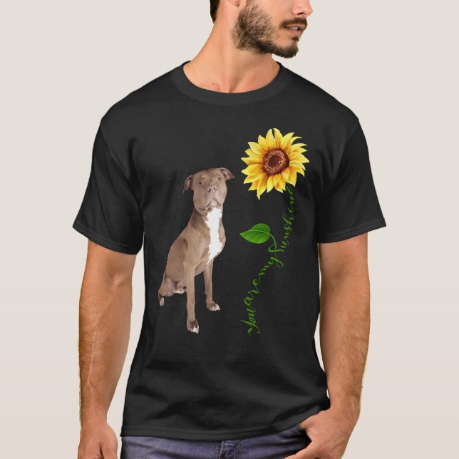 Du bist mein Sonnenschein-Pitbull T-Shirt (Vorderseite)