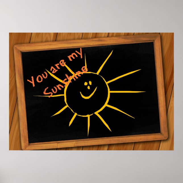 Du bist mein Sonnenschein Poster (Vorne)