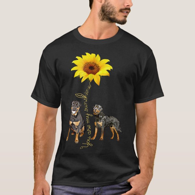 Du bist mein Sonnenschein-Rottweiler-Shirt T-Shirt (Vorderseite)