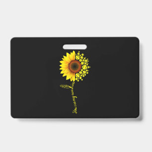 Du bist mein Sonnenschein Sonnenblume Softball Ausweis