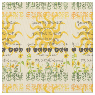 Du bist mein Sonnenschein Stoff