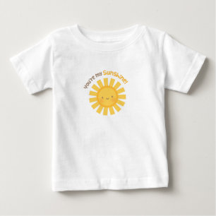 Du bist mein Sonnenschein Süße Fröhliche Sonne für Baby T-shirt