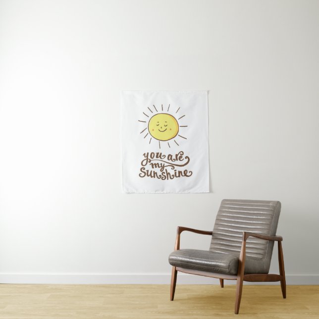 Du bist mein Sonnenschein Wandteppich (Beispiel)