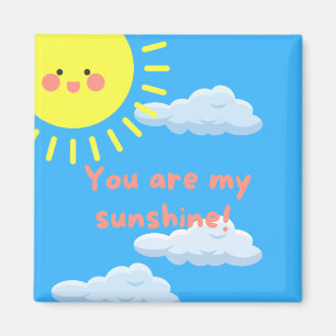 Du bist mein Sonnenscheinplatz-Magnet Magnet