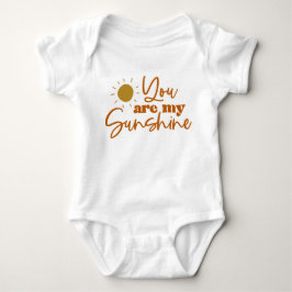 Du bist mein Sunshine Baby Bodysuit Baby Strampler