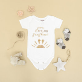 Du bist mein Sunshine Kinderzimmer Boho Dekor Baby Strampler
