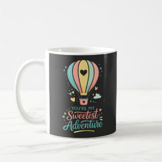 Du bist mein süßestes Abenteuer | Cute Pastel Heiß Kaffeetasse