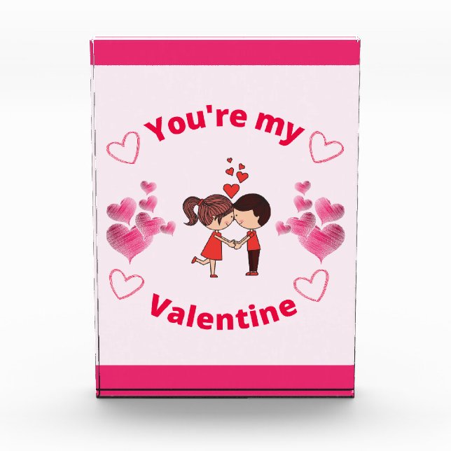 Du bist mein Valentin Fotoblock (Vorderseite)