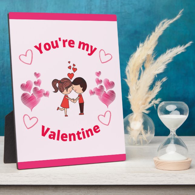 Du bist mein Valentin Fotoplatte (Seite)