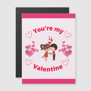 Du bist mein Valentin Magnetkarte