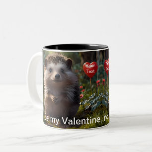 Du bist mein Valentine Zweifarbige Tasse