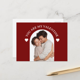 Du bist mein Valentinstag-Foto-Karte Postkarte