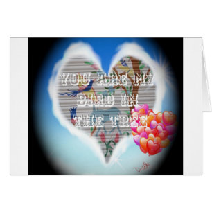 Du bist mein Vogel im Baum: Herzliches Design