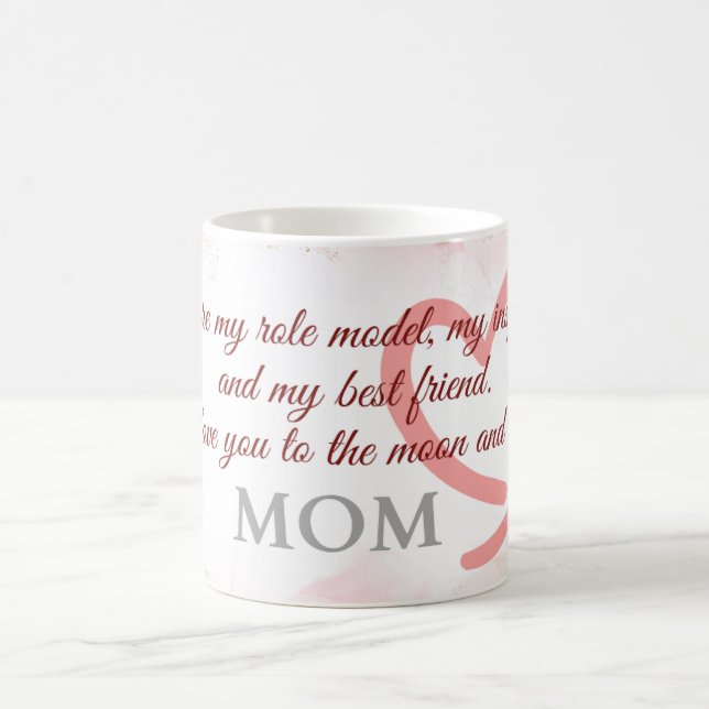Du bist mein Vorbild, meine Inspiration und mein B Kaffeetasse (Mittel)