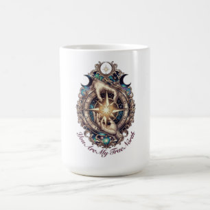 Du bist mein wahrer Nord Himmels-Kompass T-Shirt Kaffeetasse