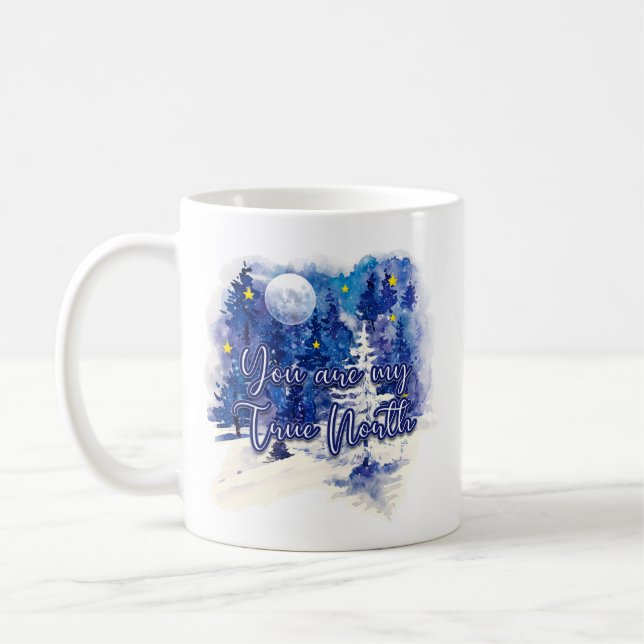 Du bist mein wahrer Norden Kaffeetasse (Links)