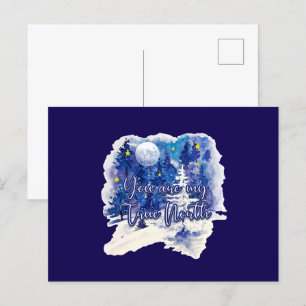 Du bist mein wahrer Norden Postkarte
