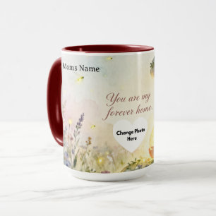 Du bist mein Zuhause für immer   Romantischer Kera Tasse