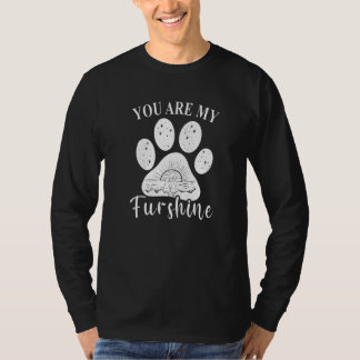 Du bist meine Fellglanz-Hundepfoten-Mama T-Shirt