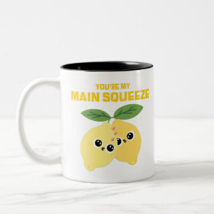 Du bist meine Hauptpresse Zweifarbige Tasse
