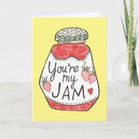 DU BIST MEINE JAM Erdbeeren Illustration Benutzerd
