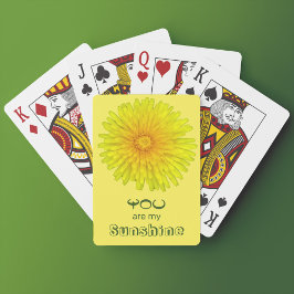 Du bist meine klassische Sunshine-Spielkarte Spielkarten