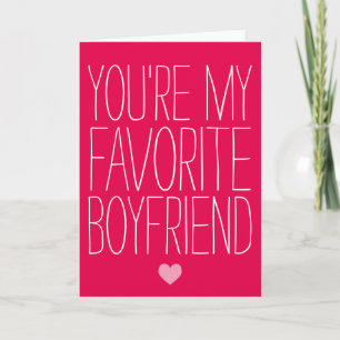 Du bist meine Lieblingsjunge Valentinstag-Karte Feiertagskarte