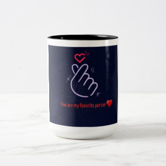 "Du bist meine Lieblingsperson" Keramik Tasse