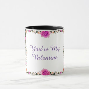 Du bist meine Lila Blume Kaffee Tasse