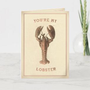 Du bist meine Lobster-Grüße-Karte Feiertagskarte