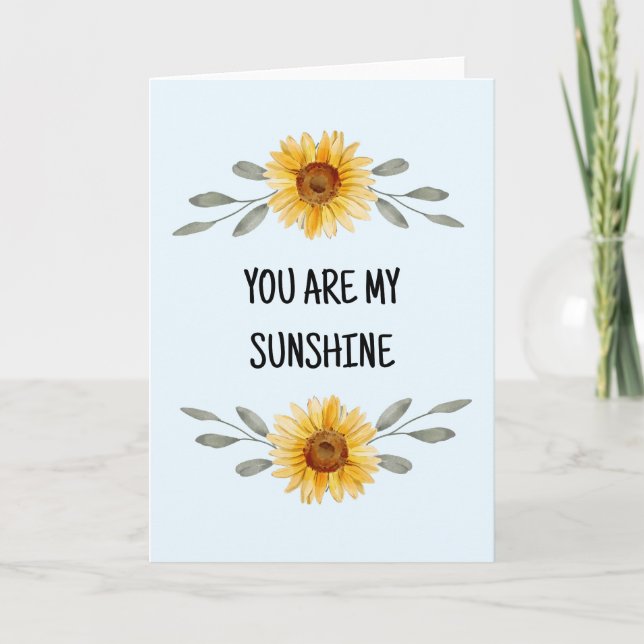 Du bist meine Mama Happy Mütter Day Card Dankeskarte (Vorderseite)