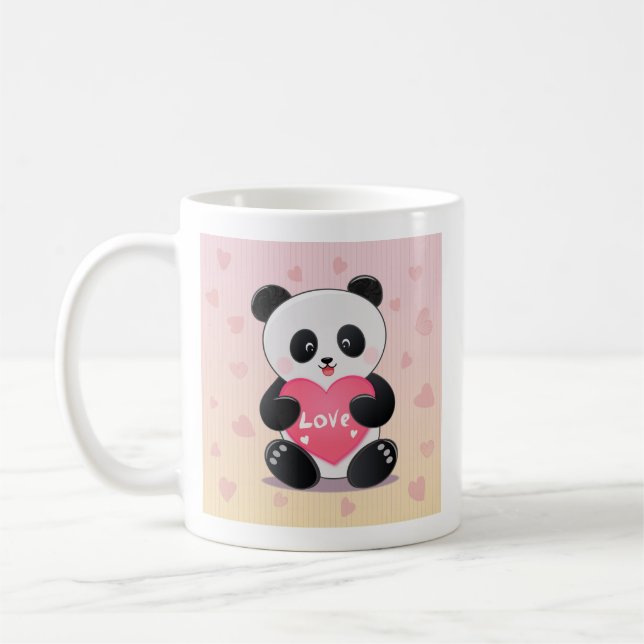 Du bist meine panda-mische Liebe Kaffeetasse (Links)