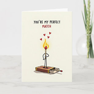 Du bist meine perfekte Match-Card Karte