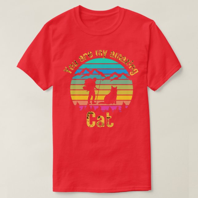 Du bist meine phantastische Katze T-Shirt (Design vorne)