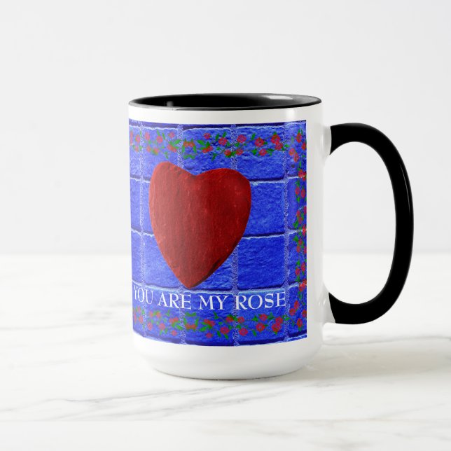 Du bist meine Rose Tasse (Rechts)