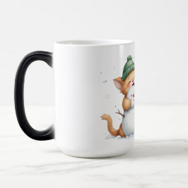 Du bist meine Schneemobil-Katze-Tasse Verwandlungstasse