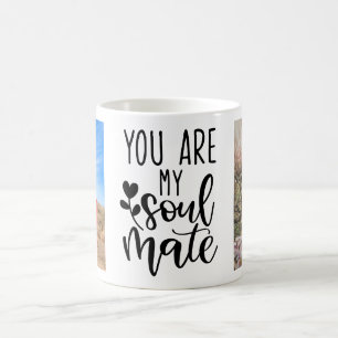 Du bist meine Seelenverwandte Personalisierte Kaff Kaffeetasse