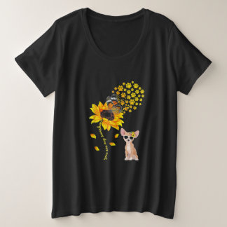 Du bist meine Sonnenblume Chihuahua Männer Frauen Große Größe T-Shirt
