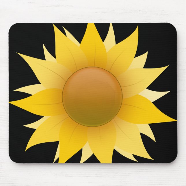 Du bist meine Sonnenblume Mousepad (Vorne)