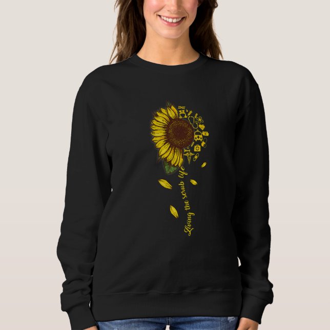 Du bist meine Sonnenblume Nurse National Nurse Sweatshirt (Vorderseite)