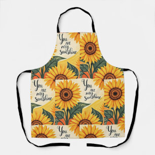 Du bist meine Sonnenblumen Schürze