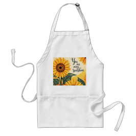 Du bist meine Sonnenblumen Schürze