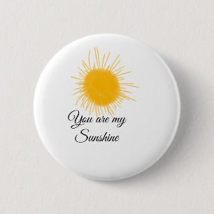 Du bist meine sonnengelbe orange Sonnenstrahlen hi Button