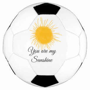 Du bist meine sonnengelbe orange Sonnenstrahlen hi Fußball