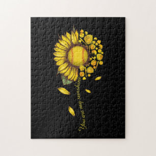Du bist meine Sonnenschein-Softball-Sonnenblume