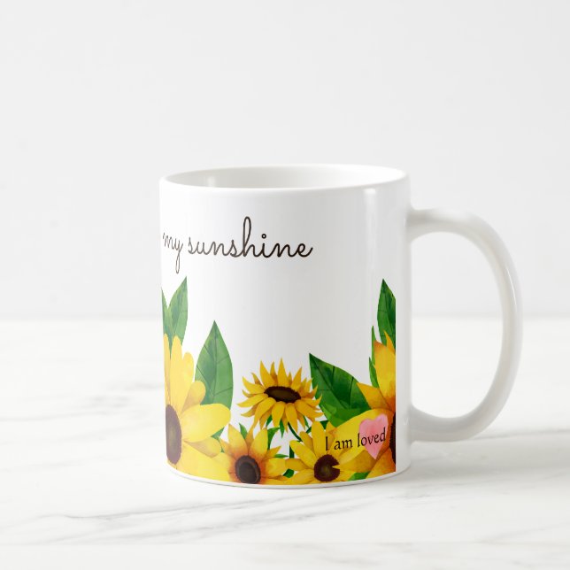 Du bist meine Sonnenschein-Tasse Kaffeetasse (Rechts)