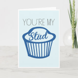 Du bist meine Stud Muffin Card Feiertagskarte