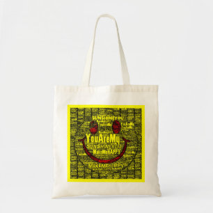 Du bist meine Sunshine Happy Tote Tasche