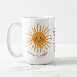 Du bist meine Tasse mit sonnendurchfluteten Texten